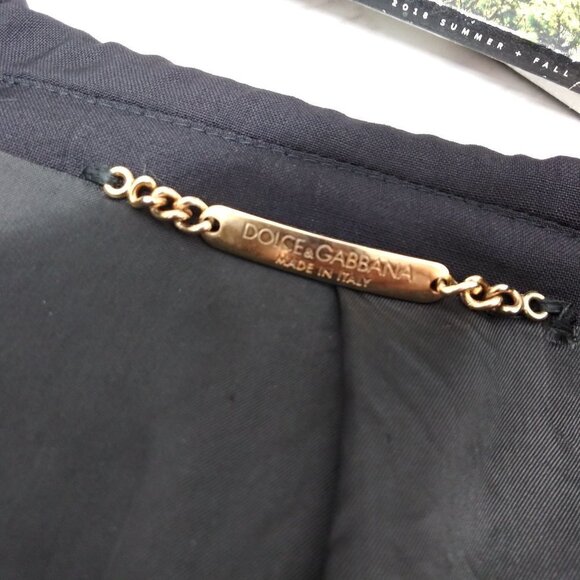 Dolce & Gabbana Men’s 3-Button Black Blazer Corpcore - Picture 2 of 14